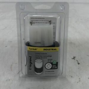 Pass &amp; Seymour L1430CCCV3 30A Black &amp; White 4 Wire Connector