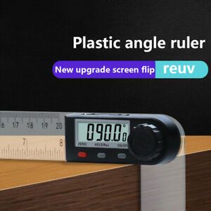 200mm 360° 2in1 Digital Protractor Finder Ruler Angle Meter Goniometer Measurer
