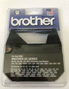 NEW 2-Pack Brother 1230 Black Correctable 1030 Film Ribbon Sealed AX Series NEW