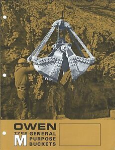 Equipment Brochure - Owen - Type M - General Purpose Buckets (E3516)