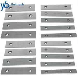 9 Pair 1/4&#039;&#039; Steel Parallel Set 6&#039;&#039; Long Square 3/4 to 1-3/4 Precision 0.0002&#039;&#039;