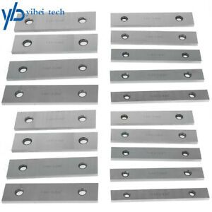 9 Pair 1/4&#039;&#039; Steel Parallel Set 6&#039;&#039; Long Square 3/4 to 1-3/4 Precision 0.0002&#039;&#039;