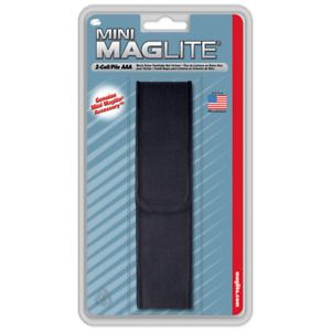 Maglite AM3A026 Black Nylon Full-Flap Holster For AAA Mini-Mag Flashlight