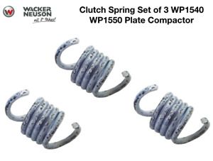 Wacker Clutch Spring Set of 3 WP1540 WP1550 Plate Compactor 0110776 5000110776