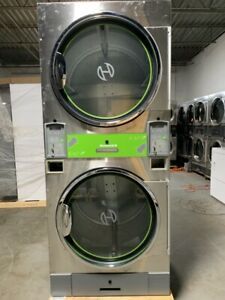 Huebsch 45Lb Stainless Steel Stack Dryer HTT45N Gas 200-240 / 50-60Hz [Open Box]