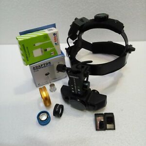 Rechargeable Indirect Ophthalmoscope with accessories &amp; 78D, 90D, 20D lens Pack
