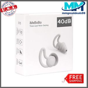 Fishstar Reusable Safe Silicone Earplugs Noise Cancelling Ear Plugs for Sleep...