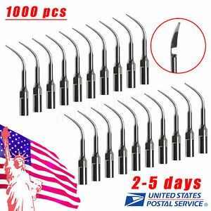 1000X G4 Dental Ultrasonic Scaler Scaling Tips Fit EMS Handpiece SALE FDA