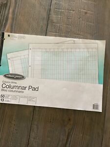 Wilson Jones WG7206A 50 Piece 13 Columns Columnar Pad