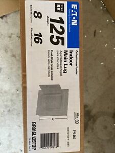 Eaton BR816L125FDP 125 Amp 8-Space 16-Circuit Main Lug Indoor Load Center