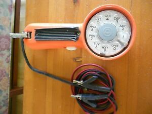 Vintage Harris Dracon Western Electric Linemans Phone Test Set  