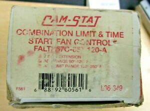 Cam-Stat FALTS57C-65T-120-A Combo. Limit &amp; Time Start Fan Control    NEW