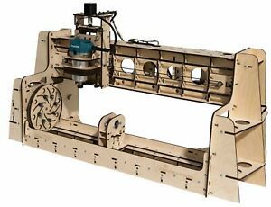 Revolution Rotary Axis CNC  with Makita RT0701C