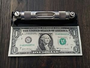 VINTAGE LS STARRETT 98-6 6&#034; MACHINIST LEVEL With Cross Test Level