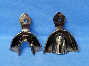 Dentsply Caulk Rim-Lock Metal Impression Tray Set, Upper11/Lower11.