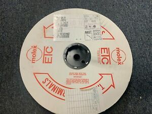 **500-PCS Molex 19202-0016 Splice Terminal 18-22AWG Copper Red