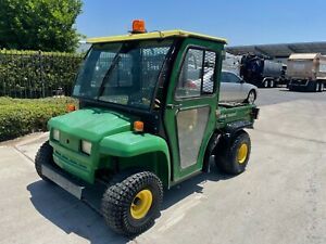 John Deere Gator 4x2 Gas Dump Utility Cart With Cab