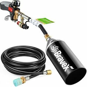 Bravex Propane Torch Weed Burner Torch - Weed Torch with Push Button Igniter and