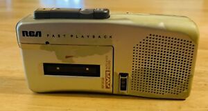 RCA Portable Personal Microcassette Tape Voice Recorder Player Untested