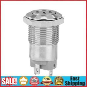 12mm Self-locking LED Metal Button Switch Instantaneous Waterproof Button