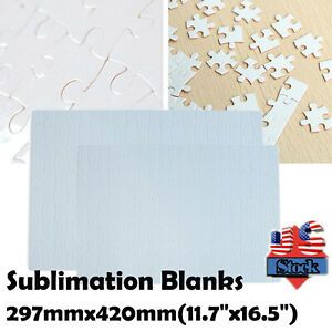 USA 10set A3 Sublimation Blanks Jigsaw Puzzles 200 Pieces for Heat Press