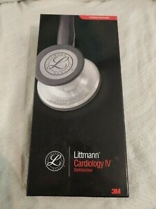 6152 3M Littmann Cardiology IV Diagnostic Stethoscope Black - Open Box