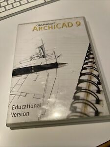 Graphisoft Archicad 9 Educational Software Disks Only No Dongle or Security Key