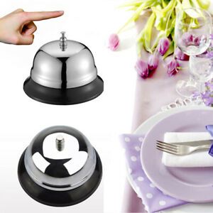 Restaurant Hotel Kitchen Service Steel Bell Ring Reception Desk Call Ringer