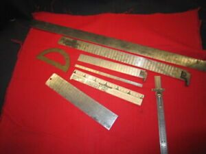 8 Machinist STARRETT Rulers 3 Hook Rulers &amp; More