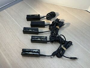 Lot of 5 POSHMX53-USB-BLK Magnetic Card Reader - USB/ MX3-716