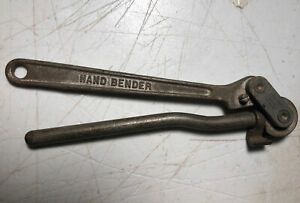 Imperial Brass MFG. Chicago Hand Held Tubing Pipe Bender 1/4” O.D. 9/16 R