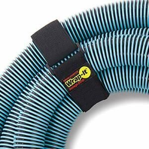 Super-Stretch Wrap-It Storage Straps 24&#034; 4 Pack - Elastic Hook and Loop Cinch...