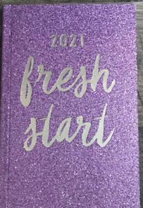 2021 WEEKLY Daily Pink Sparkle Pocket Planner Calendar Appointment 4x6