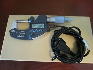 Mitutoyo No. 293-330 0-1&#034; Digital Digimatic Micrometer .00005&#034; Resolution w/data