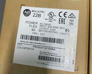 2021 NEW *SEALED* for Allen Bradley 22B-D6P0N104 Powerflex 40 AC Drive 3HP 2.2KW