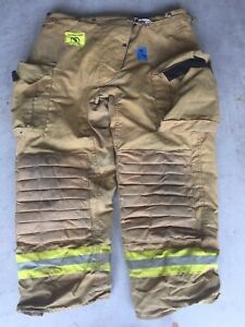 Firefighter Honeywell Morning Pride Turnout Bunker Pants 38x28 Costume Used