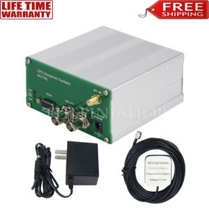 GPS Receiver GPSDO 10MHz 1PPS GPS Disciplined Clock with Antenna Power Supply h
