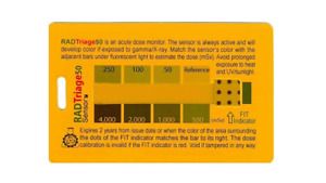 RADTriage Model50 Personal Radiation Detector for Wallet or Pocket,Nuclear...