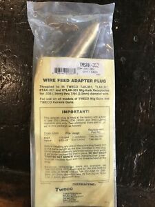 Thermadine Tweco Mig-Gun Korwire Mig-Kwik Wire Feed Adapter Plug Liners TMSAK352