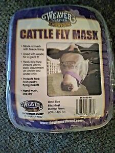 Cattle Fly Mask Weaver Leather Livestock NEW  600-1400 lbs  # 35-4085-PU
