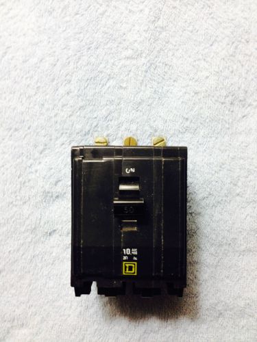 Square d qob350  bolt-on circuit breaker  50 amp 3 pole for sale