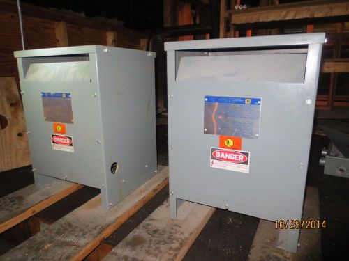TWO - Sq D 1P Insulated Sorgel Transformers - Style 12751-12612-005 - Cat #15SIH