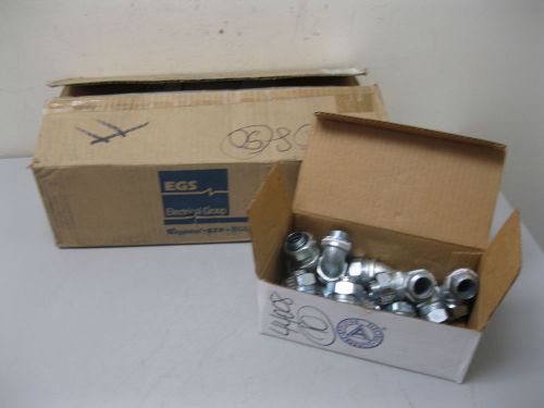 Lot (50) 3/4&#034; egs appleton st-9075 connector 90° new e18 (1418) for sale