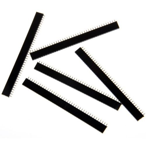 5 x  1x40pin 2.54mm female header pin header easy use