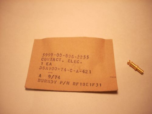 50 ea burndy electrical gold contacts p/n rf18e1f31 nsn 5999-00-896-2255 for sale