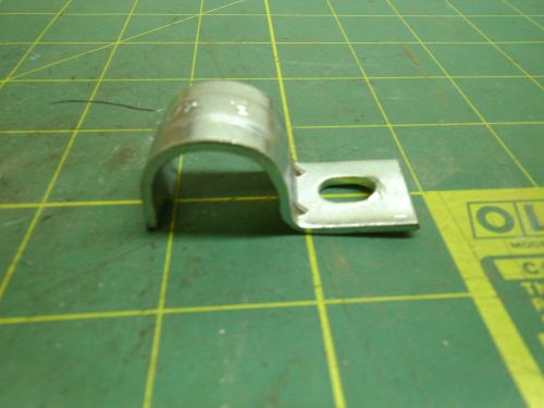 Electrical clamps straps 1/2 heavy wall hole for 1/4 screw (12) #3877a for sale