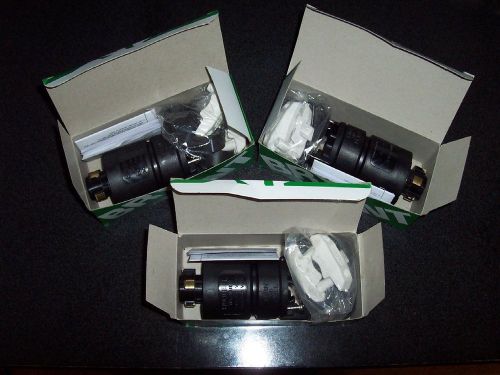 Hubbell male twist-lock plugs hbl21415b  ***lot of three (3) new in box*** for sale