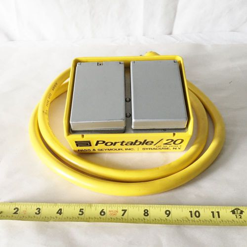 Pass &amp; seymour portable 20 outlet for sale