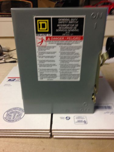 Square d d221n general duty safety switch, 30 amps, 240 volts - new for sale