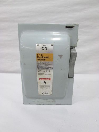 Ite f-351 siemens enclosure only disconnect switch d374045 for sale